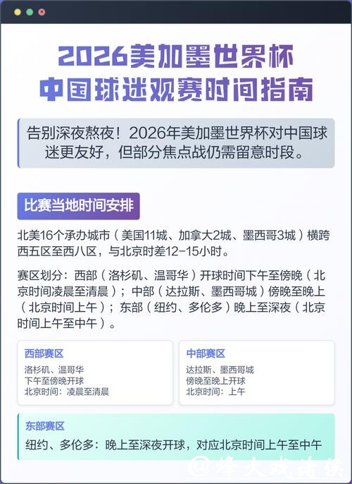 世界杯赛程预测:赛事时间安排对球迷影响 世界杯赛程预测:赛事时间安排对球迷影响